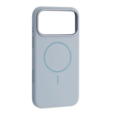 Чохол-силікон оригінал Liquid Silicone Case Metal Camera with MagSafe iPhone 17 Pro, Sky blue