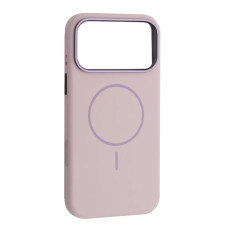 Чохол-силікон оригінал Liquid Silicone Case Metal Camera with MagSafe iPhone 17 Pro, Morandi purple