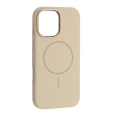 Чохол-силікон оригінал Liquid Silicone Case Metal Camera with MagSafe iPhone 16 Pro Max, Античний Білий