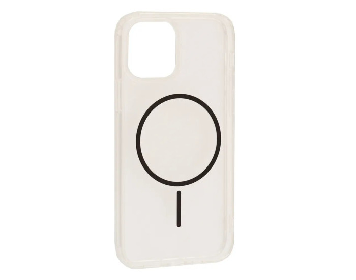 Чохол-силікон CLEAR Color MagSafe Case BOX iPhone 14, Black