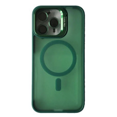 Чохол-силікон CASE PRO MATTE FORTABLE CAMERA LENS MAGSAFE iPhone 16 Pro Max, Dark green