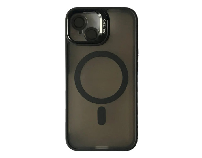 Чохол-силікон CASE PRO MATTE FORTABLE CAMERA LENS MAGSAFE iPhone 15 Pro, Black