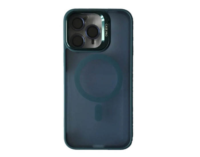 Чохол-силікон CASE PRO MATTE FORTABLE CAMERA LENS MAGSAFE iPhone 15, Dark blue