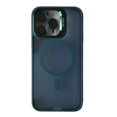 Чохол-силікон CASE PRO MATTE FORTABLE CAMERA LENS MAGSAFE iPhone 14 Pro Max, Dark blue
