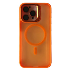 Чохол-силікон CASE PRO MATTE FORTABLE CAMERA LENS MAGSAFE iPhone 15, Orange