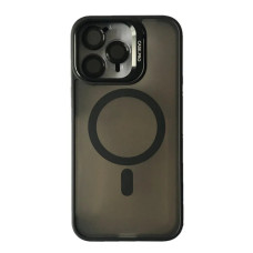 Чохол-силікон CASE PRO MATTE FORTABLE CAMERA LENS MAGSAFE iPhone 14 Pro Max, Black