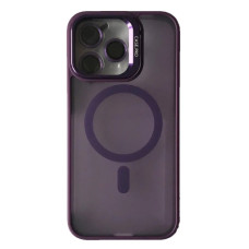 Чохол-силікон CASE PRO MATTE FORTABLE CAMERA LENS MAGSAFE iPhone 11 Pro Max, Deep purple