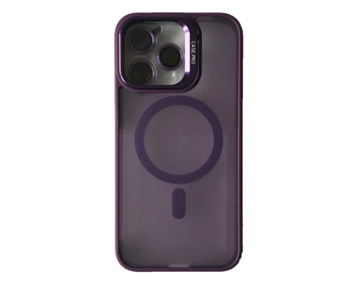 Чохол-силікон CASE PRO MATTE FORTABLE CAMERA LENS MAGSAFE iPhone 11 Pro Max, Deep purple