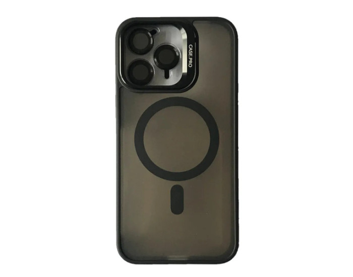 Чохол-силікон CASE PRO MATTE FORTABLE CAMERA LENS MAGSAFE iPhone 12 Pro Max, Black
