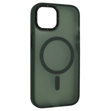 Чохол-силікон TOTAL MATTE MAGSAFE iPhone 15 Pro Max, Green
