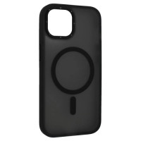 Чохол-силікон TOTAL MATTE MAGSAFE iPhone 15 Pro Max, Black