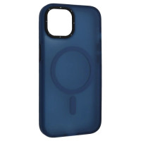 Чохол-силікон TOTAL MATTE MAGSAFE iPhone 15 Pro, Dark blue