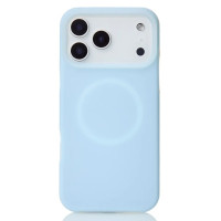 Чохол-силікон Liquid Silicone Full MagSafe iPhone 17 Pro, Blue fog