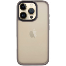 Чохол-силікон Metal Buttons iPhone 16 Pro, Сірий