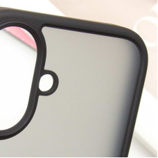 Чохол-силікон Metal Buttons iPhone 16, чорний