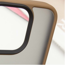 Чохол-силікон Metal Buttons iPhone 16 Pro, золотий