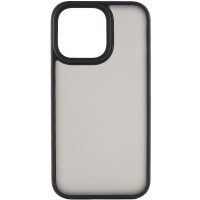 Чохол-силікон Metal Buttons iPhone 15 Pro, чорний