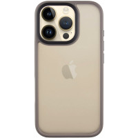 Чохол-силікон Metal Buttons iPhone 16 Pro Max, Сірий
