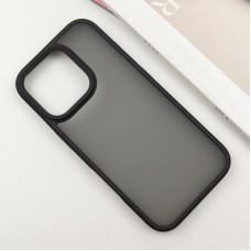 Чохол-силікон Metal Buttons iPhone 16 Pro Max, чорний