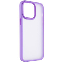 Чохол-силікон Metal Buttons iPhone 15 Pro Max, бузковий