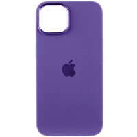 Чохол-силікон Silicone Case Full (Metal Frame and Buttons) iPhone 12 Pro Max, Blueberry