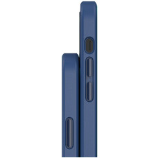 Чохол-силікон Metal Buttons with MagSafe iPhone 13 Pro Max, Navy blue