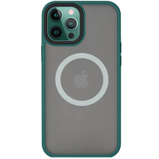 Чохол-силікон Metal Buttons with MagSafe iPhone 13 Pro Max, Зелений