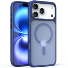 Чохол-силікон Metal Buttons with MagSafe iPhone 17 Pro Max, синій