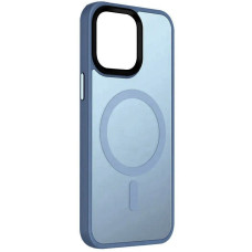 Чохол-силікон Metal Buttons with MagSafe iPhone 13, Блакитний / Sierra Blue