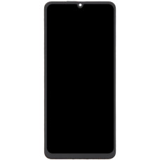 Дисплей с сенсорным экраном (модуль) Samsung A065 Galaxy A06, черный с рамкой, оригинал, сервисная упаковка