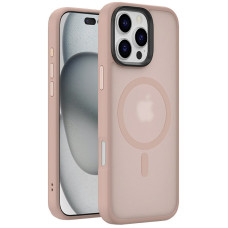 Чохол-силікон Metal Buttons with MagSafe Colorful iPhone 16 Pro Max, золотий