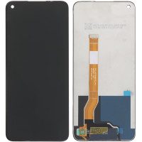 Дисплей з сенсорним екраном (модуль) Realme 8i /9i /Narzo 50 4G /Oppo A96 4G, чорний, оригінал (BS066FBM-L05-MB00) (FPC-HTF066F012)