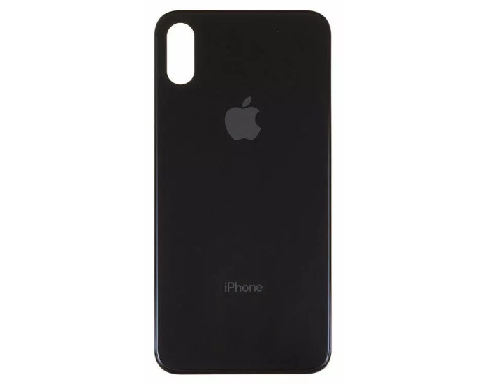 Задняя панель корпуса для iPhone XS, Space Grey (Big Hole) оригинал