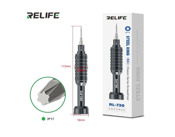 Викрутка зірочка Relife RL-730, IP17