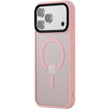 Чохол-силікон Metal Buttons with MagSafe Colorful iPhone 17 Pro Max, Рожевий