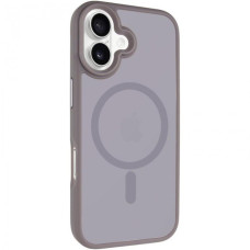 Чохол-силікон Metal Buttons with MagSafe Colorful iPhone 17, Сірий
