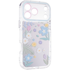 Чохол-силікон Mirror Case iPhone 17 Pro Max, Flowers
