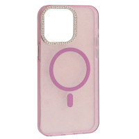 Чохол-силікон MIRAGE Heart MagSafe iPhone 13 Pro Max, Purple