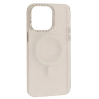 Чохол-силікон MIRAGE Heart MagSafe iPhone 15 Pro Max, White