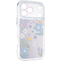 Чохол-силікон Mirror Case iPhone 17 Pro, Flowers