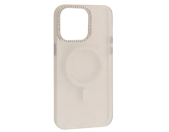 Чохол-силікон MIRAGE Heart MagSafe iPhone 15 Pro, White