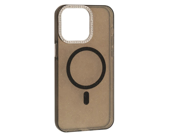 Чохол-силікон MIRAGE Heart MagSafe iPhone 16 Pro, Black