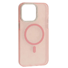 Чохол-силікон MIRAGE Heart MagSafe iPhone 15 Pro, Pink