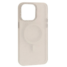 Чохол-силікон MIRAGE Heart MagSafe iPhone 14 Pro, White