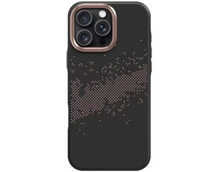 Чохол-силікон TPU Monzo (MagFit) iPhone 17, Titanium gold