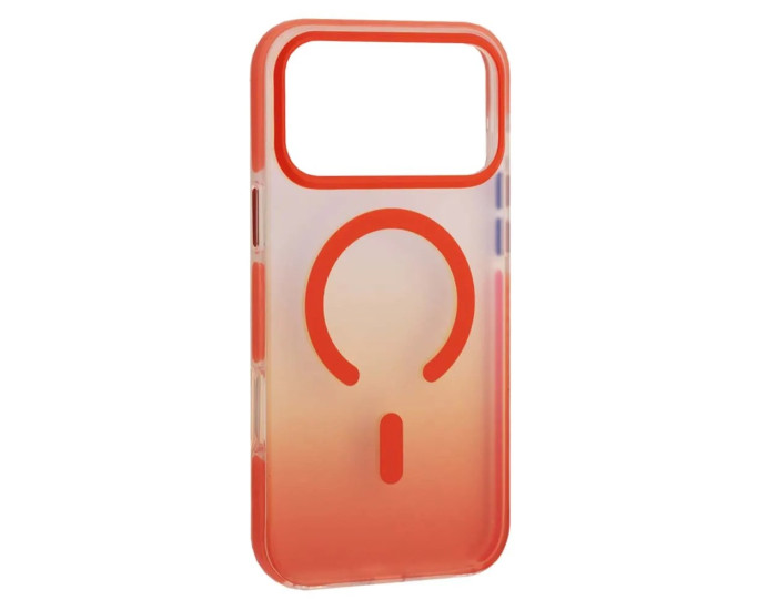 Чохол-силікон Mystik MagSafe Case iPhone 17 Pro, Cosmic orange