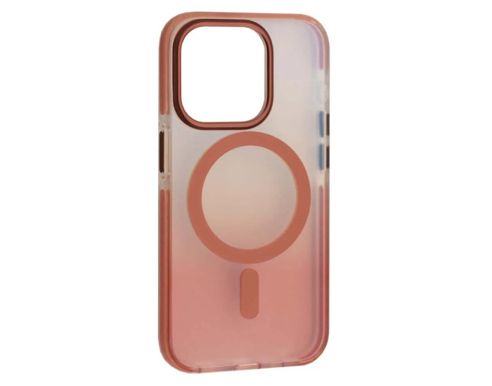 Чохол-силікон Mystik MagSafe Case iPhone 15 Pro, Desert titanium