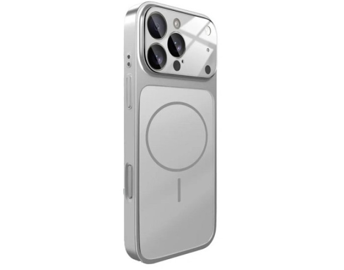 Чохол-силікон New GLASS Magsafe Case iPhone 15 Pro, White