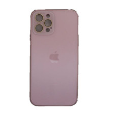 Чохол-силікон New GLASS Magsafe Case iPhone 12, Pink