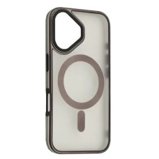 Чохол-силікон Perfect Case with MagSafe iPhone 16, Titanium black